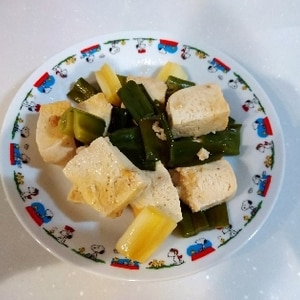 超節約♬ 豆腐のオイスターソース炒め